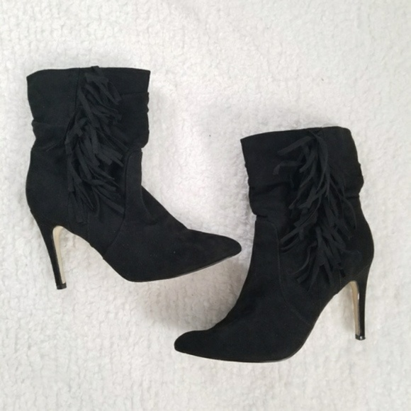 *sold*Just Fab size 10 Posey Fringe Bootie - Picture 2 of 7